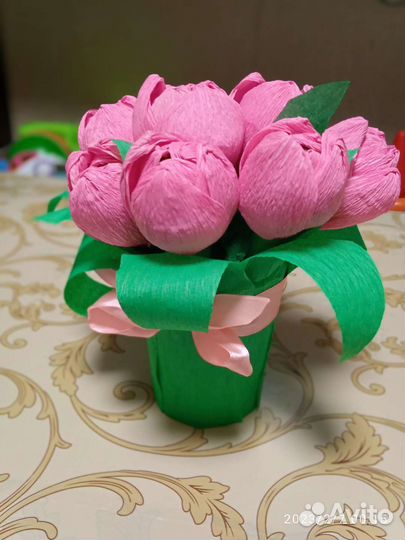 Сладкий букет из конфет