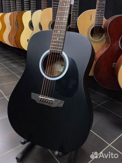 JET JD-255 BKS - акустическая гитара + Аксессуары