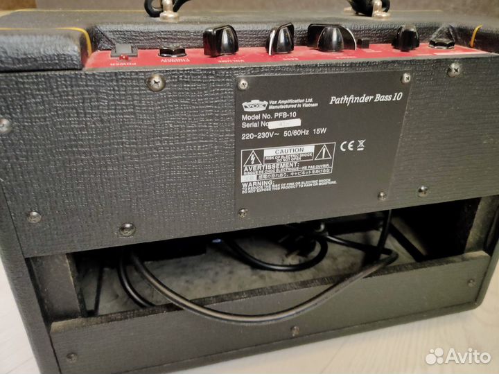 Усилитель для бас-гитары VOX Pathfinder 10 (10 Вт)