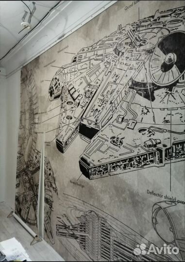 Поклейка обоев