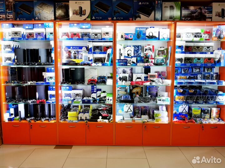 PS4 Геймпад. ver.2. Красные молнии. Новый