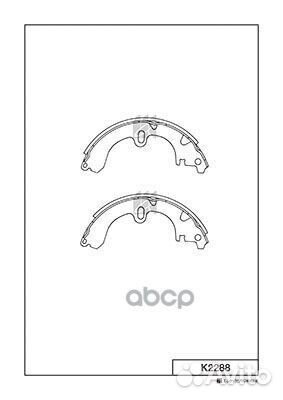 Тормозные колодки барабанные toyota corolla -93