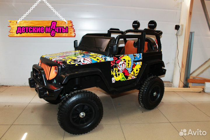 Детский электромобиль Jeep полный привод