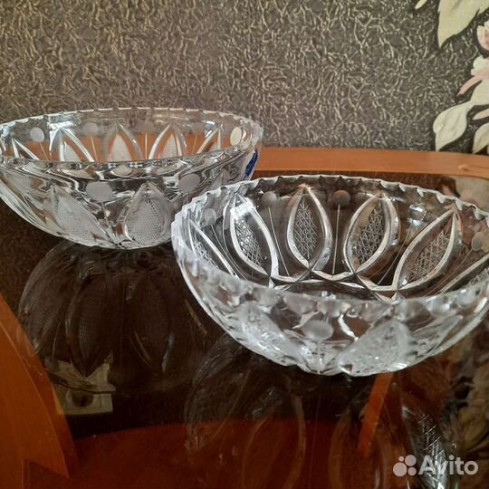 Салатник хрусталь СССР