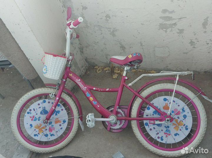 Велосипед детский 18 дюймов для девочки