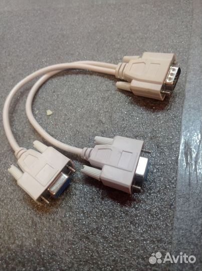 Переходник с vga на 2 vga