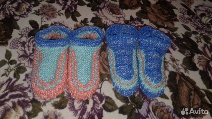 Носочки вязаные