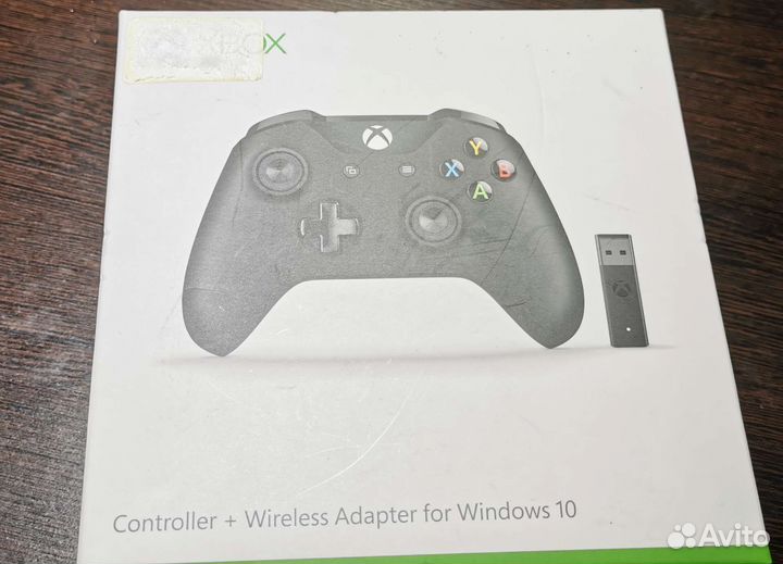 Геймпад xbox+беспроводной адаптер для пк