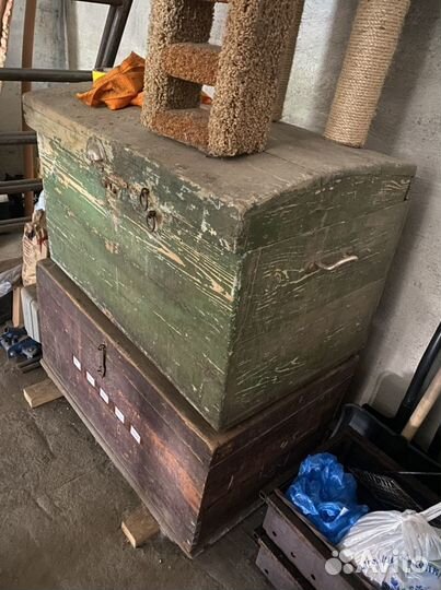 Сундук деревянный старинный