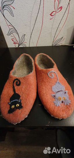 Войлочные тапочки