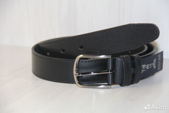 Ремень на брюки джинсы натуральная кожа
