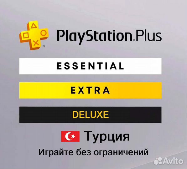Подписка PS Plus и EA Play (Турция)