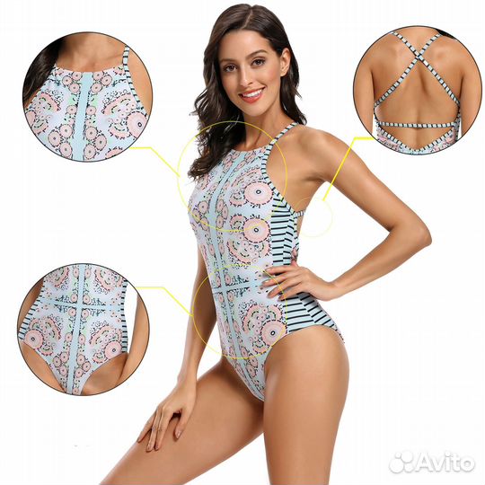 Купальник слитный / новый