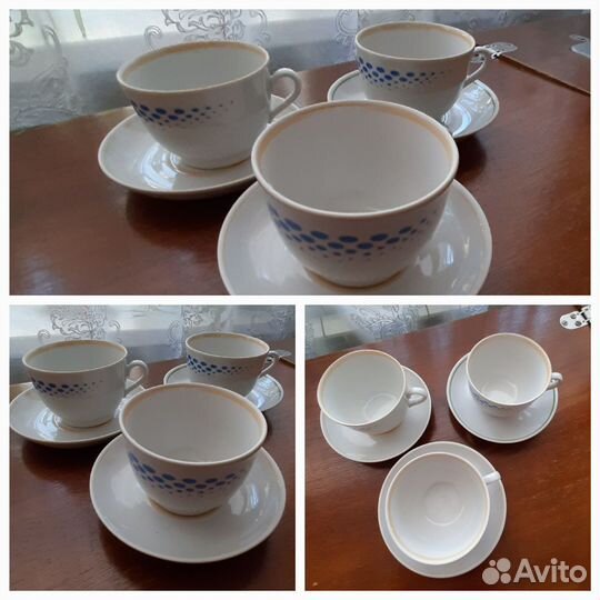 Кофейные, чайные чашки. Бокалы. Рюмки. СССР