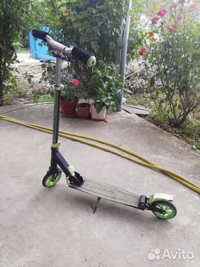 Детский самокат TechTeam TT 145 Lux, зеленый