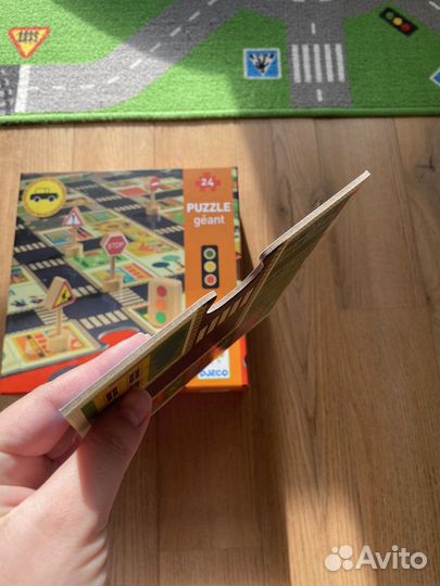 Djeco пазл дорога гигант