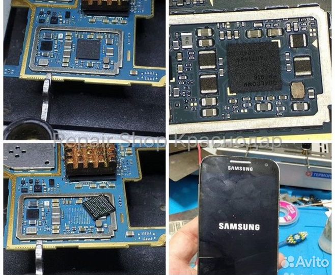 Ремонт телефонов и планшетов Samsung, iPhone