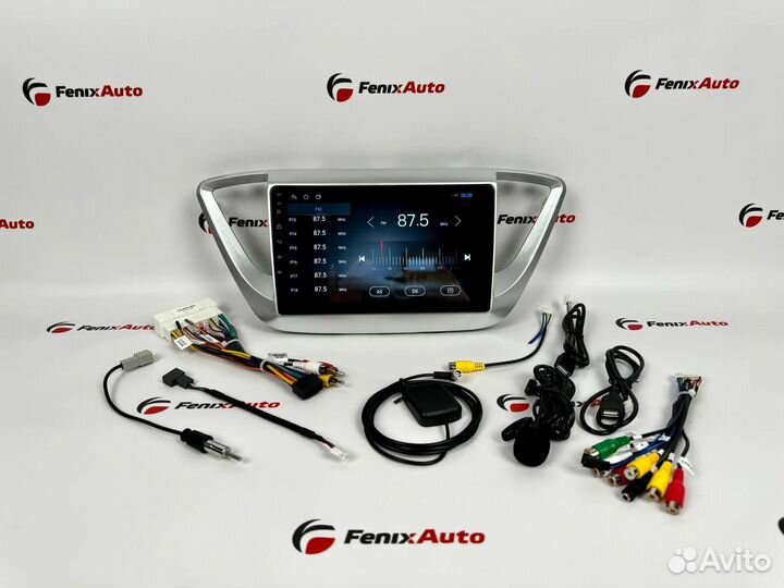 Магнитола Hyundai Solaris 2 17-18г Android 4-64 Гб