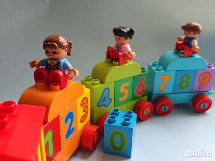 Lego duplo поезд Считай играй 10847