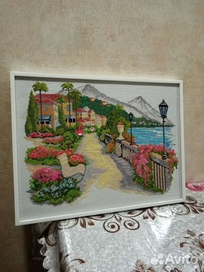 Картина вышитая крестом