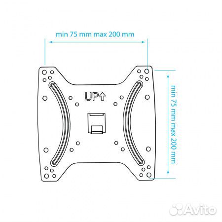 Настенный кронштейн для LED/LCD телевизоров kromax