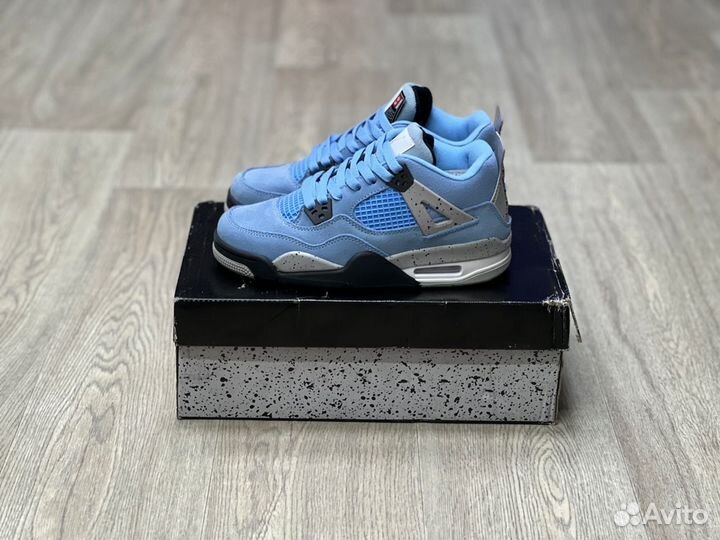 Кроссовки Air Jordan 4 University Blue (36-45)