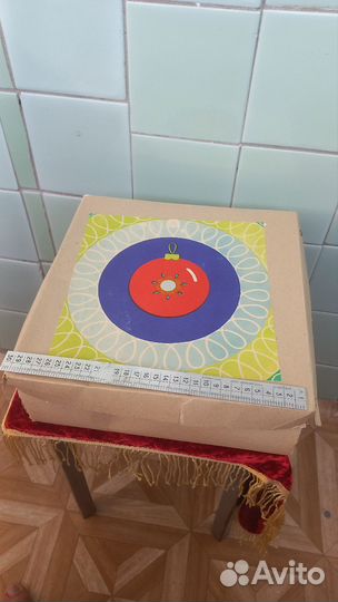 Елочные игрушки СССР большие Шары набор 9 шт