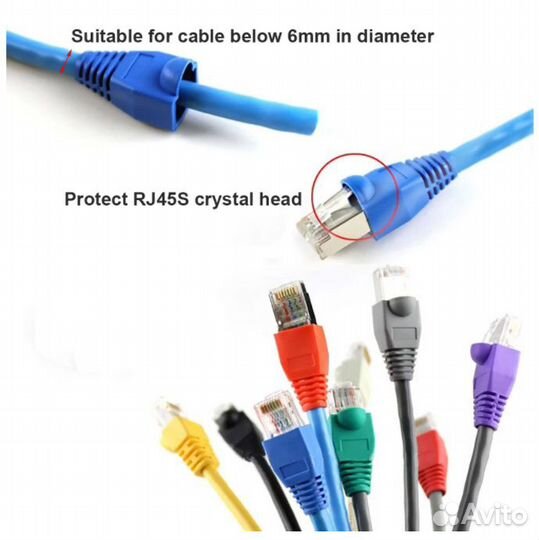 Защитные колпачки для разъёмов RJ-45