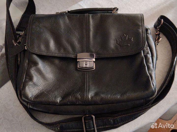 Мужской кожаный портфель