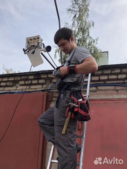 Видеонаблюдение монтаж готовый комплект