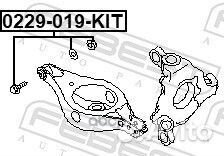 Болт с эксцентриком (ремкомплект) infiniti F35 S50