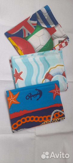 Набор вафельных полотенец 3шт новые