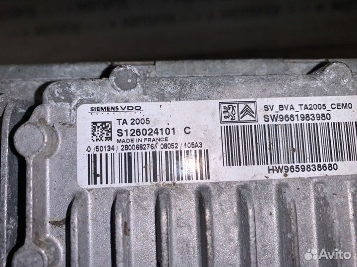 Блок управления АКПП Peugeot 308 1.6 I EP6 2008