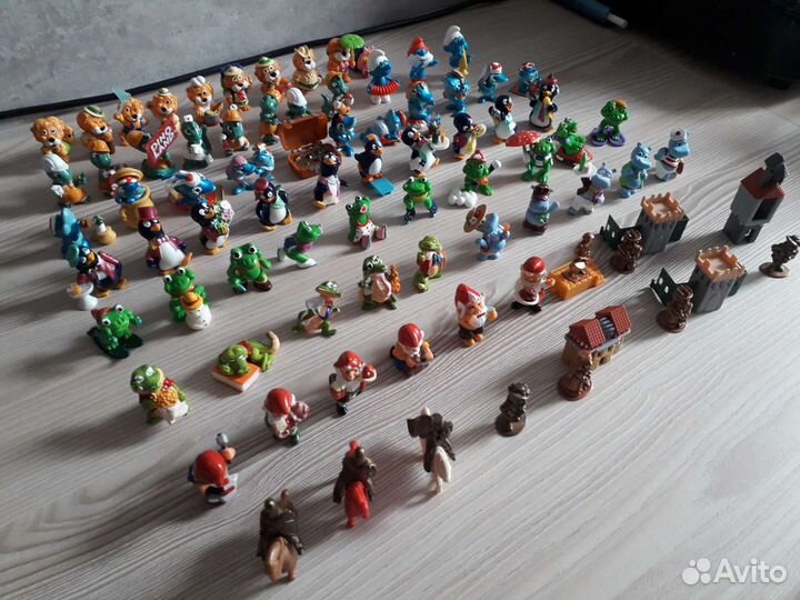 Игрушки киндер сюрприз 90-х годов