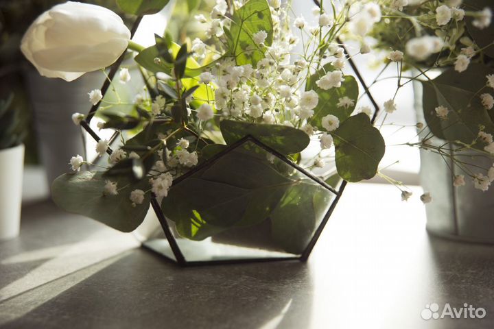 Флорариум, декор