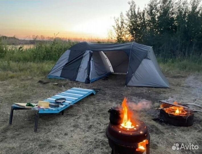 Палатка 6 местная с тамбуром