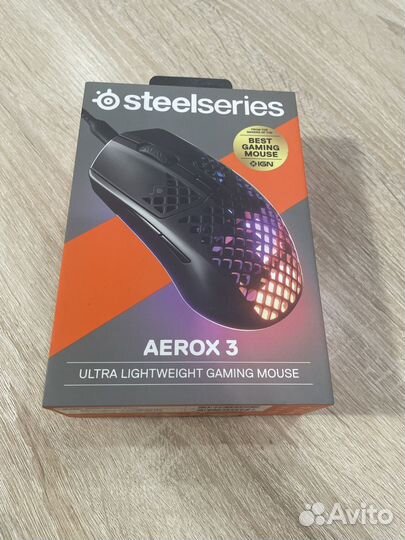 Игровая мышь SteelSeries Aerox 3 Black