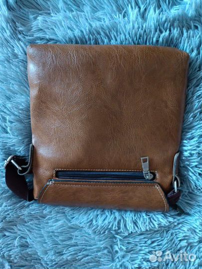 Сумка мужская натуральная кожа бу