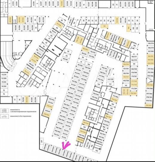 Машиноместо, 15 м²