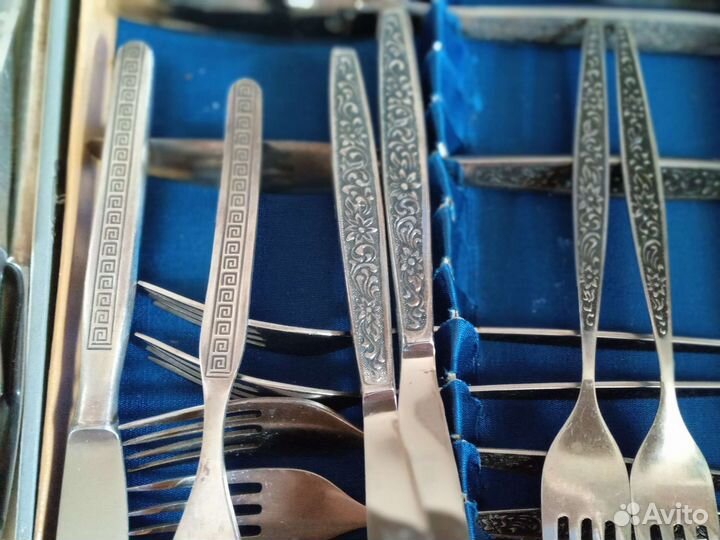 Мельхиоровые столовые приборы СССР
