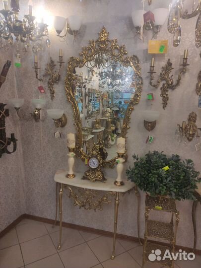 Люстра бронза,бра,консоли,вазы,лампы