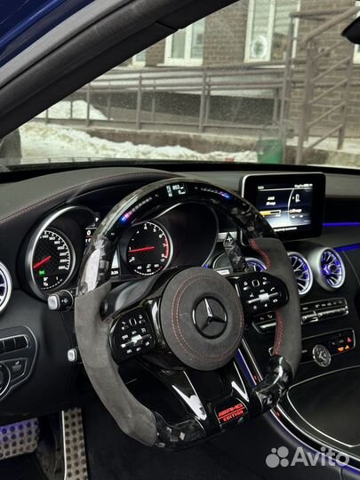 Руль mercedes amg карбон