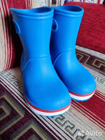 Детские резиновые сапоги crocs c7 (23-24рр)