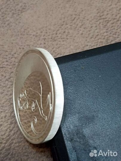 3 рубля 2004 обезьяна серебро 900