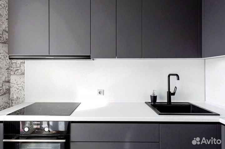 Кухонный гарнитур угловой в потолок на заказ