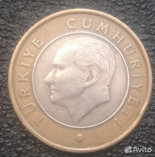 1 турецкая лира