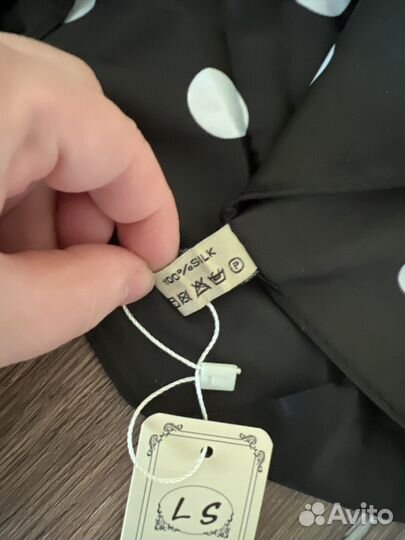 Платок натуральный шелк новое с биркой