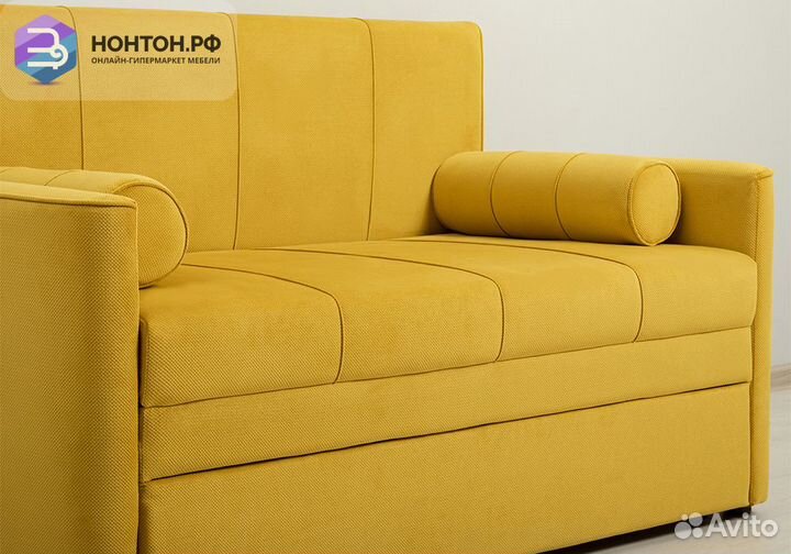 Диван выкатной Мелани желтый