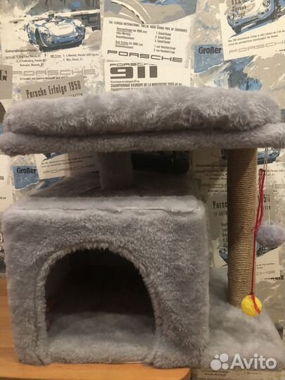 Домик для кошки с когтеточкой