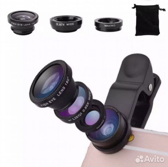 Объектив для телефона фишай